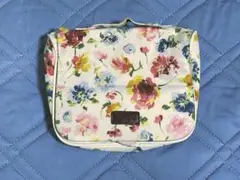 Francfranc フランフラン　花柄　吊り下げトラベルポーチ