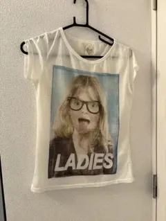 女性の顔プリント Mサイズ 半袖Tシャツ　ZARA