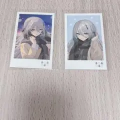 ソフィア・ヴァレンタイン ウィンターデート ランダムチェキ風カード 2種類セット