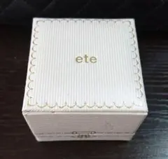 『最終お値下げ』ete シルバー×ブラックダイヤモンドリング