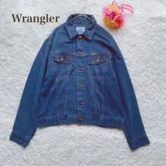 Wrangler ラングラー【L】デニムジャケット 青 カジュアル