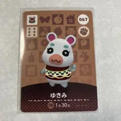 どうぶつの森　amiiboカード　ゆきみ