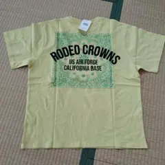 【新品タグ付き】RODEO CROWNS 半袖Tシャツ イエロー