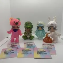 POPMART MOLLY COSTUME 4体セット　ジャンク