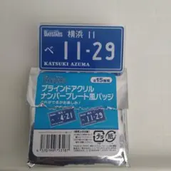 横浜DeNAベイスターズ ナンバープレート風バッジ 東克樹選手