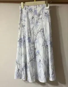 【美品】Mystrada ぼかしフラワー2WAYスカート