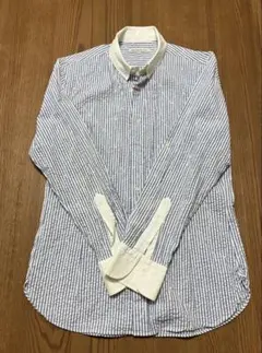 GREEN LABEL RELAXING ストライプシャツ L クリーニング済
