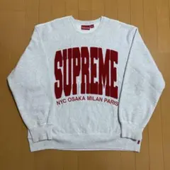 シュプリーム★ロゴドンクルーネック★Cities Arc Crewneck Cities Arc Crewneck – Supreme