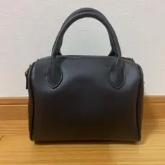 ブラック ボストンバッグ ショルダー付き