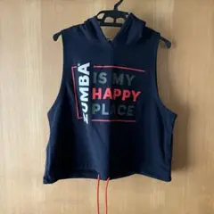 ZUMBA フード付きノースリーブ トップス Spicyお値引きしました！
