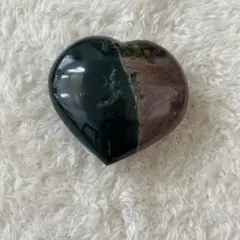 オーシャンジャスパーぷっくりハート型♡置物