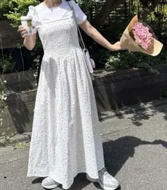 〖未使用タグ付き〗アリートーキョー フリル キャミワンピース 花柄 ロング
