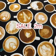 SALE 2m カフェラテ ブラック オックス