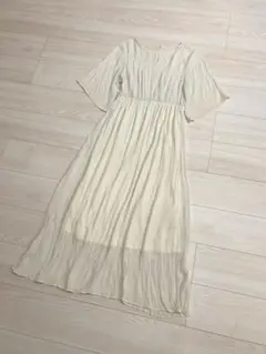 archives アルシーヴ　ロングワンピース　オフホワイト　サイズM 裏地