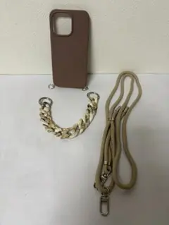 【iPhone 13 Pro】ショルダー ケース バンド チェーン 2way