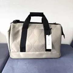 EDITA グレー ボストンバッグ