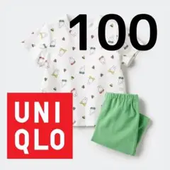 ユニクロ　ミッフィー　ドライパジャマ　100