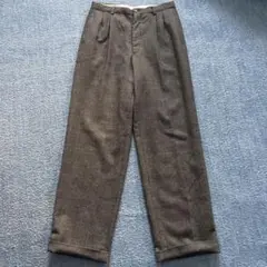 vintage 古着 ヴィンテージ ウール パンツ スラックス チェック 千鳥柄