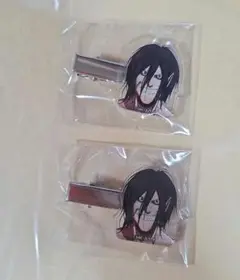 進撃の巨人　ヘアクリップ　アキュリル　エレン巨人