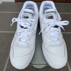 美品★ New Balance 550 ホワイト スニーカー　27cm