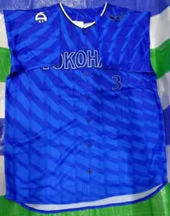 横浜DeNAベイスターズ　オースティン選手　ハイクオリティーユニフォーム 青