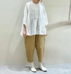 オオカミとフクロウ　オオカミと穀雨のココ　7分袖