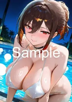 A4サイズアートポスター 1点もの 美女ポスター最高品質 E-F-６