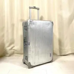 激レア リモワ 2輪 青タグ トパーズ 64L アルミ キャリー 廃盤
