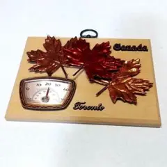 カナダ トロント お土産 メープルリーフ 室温計 Canada