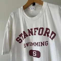 USA古着　champion チャンピオン　カレッジTシャツ　スポーツ　白　XL