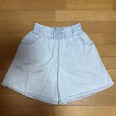 ライトブルー ショートパンツ M 綿100%