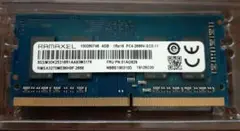 ノートPC用メモリ 4GB RAMAXEL PC4-2666 DDR4