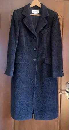 SCAPA アルパカ ロングコート ダークグレー 38