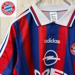 バイエルンミュンヘン　ユニホーム　ブンデス　adidas OPEL 95-97 adidas アディダス FCバイエルンミュンヘン OPEL ユニフォーム