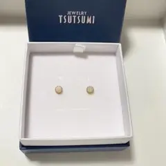 TSUTSUMI K18イエローゴールドオパールピアス