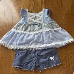 Si•Shu•Non セットアップ ノースリーブ ハーフパンツ 100