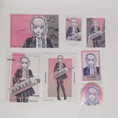 ハンドレッドライン　タワレココラボ　霧藤希　カード＆ブロマイド＆缶バッジ