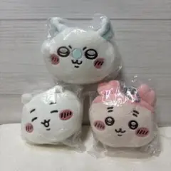 ちいかわ　もちもちフェイスマスコット2　ちいかわ モモンガ　古本屋 カニ　セット