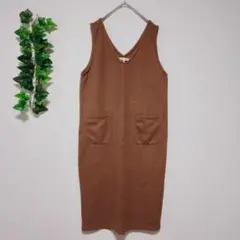 pink adobe ピンクアドベ ノースリーブワンピース M サイドスリット