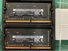 4GB 1RX16 PC4-2400T-SC0-11 メモリ2枚セット
