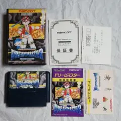 FC ドリームマスター 箱 説明書 ハガキ シール付き ファミコンソフト