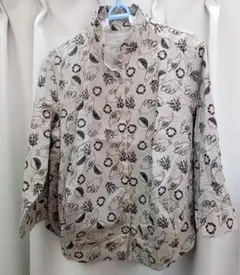 LE COUR ルクール ブラウス 長袖シャツ 鳥 とり K-3