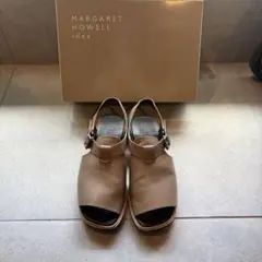 23.5cm◆美品 MARGARET HOWELL ideaレザーサンダル
