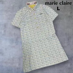 美品！　marie claire　GOLF　小花柄　チュニックワンピース　L