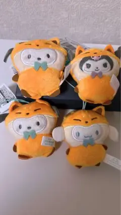 サンリオ　どうぶつ着ぐるみマスコット　きつね編　4つセット