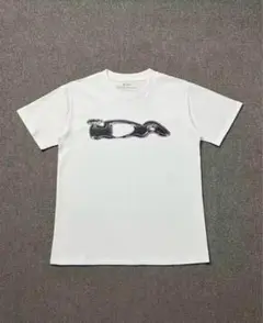 ホワイト ロゴプリント Tシャツ