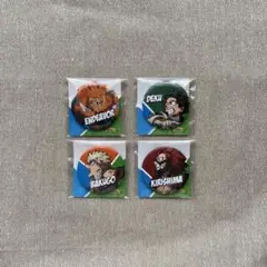 ヒロアカ 缶バッチ ファミマ 4点セット