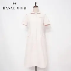 ハナエモリ バタフライワンピース ナース服 ベビーピンク サイズS*ED1093