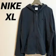 【美品✨】NIKE★レディースフルジップパーカー黒XL