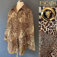 最高級✨希少 ESCADA BY MARGARETHA LEYアニマル柄コート